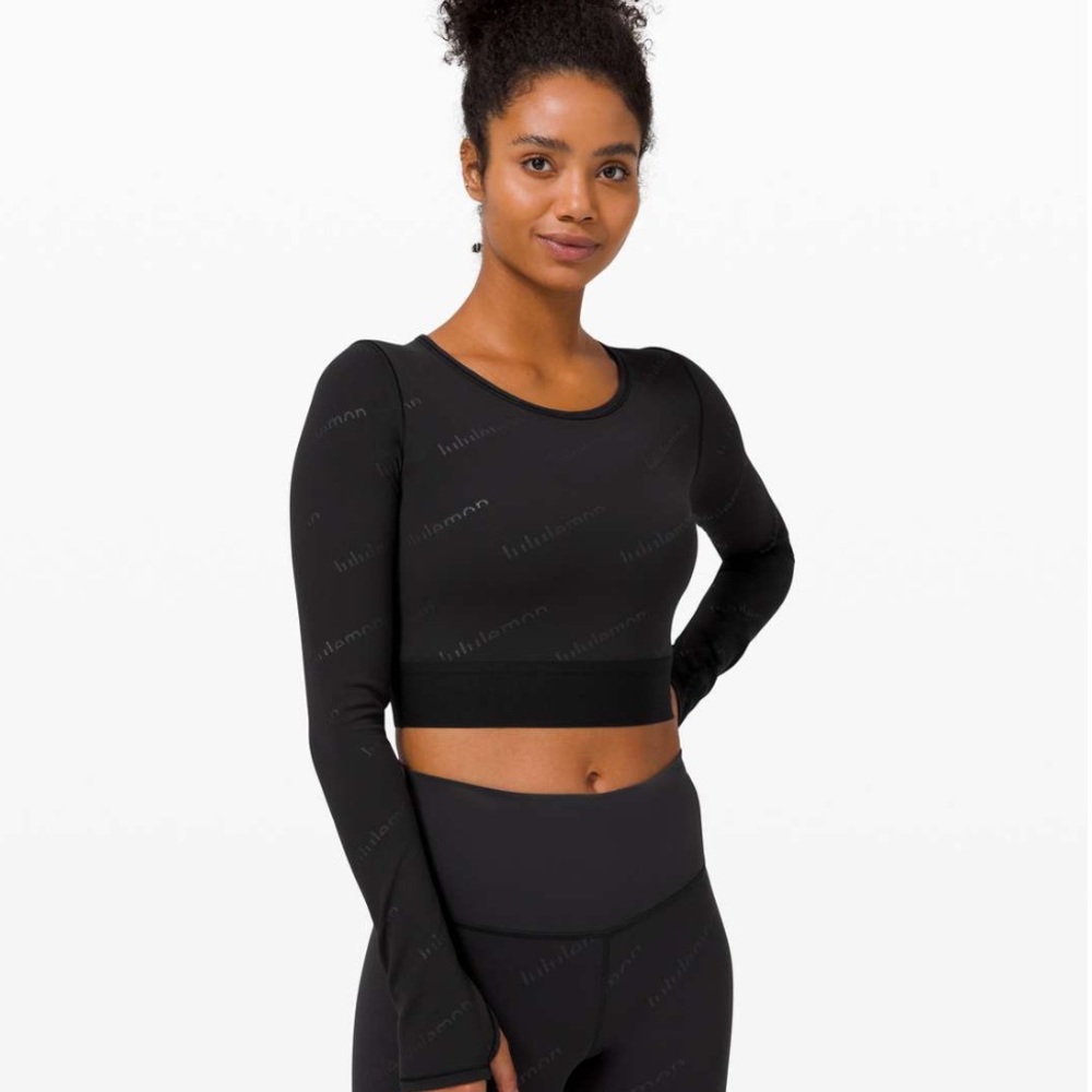 Lululemon Wunder Train Cropped Long Sleeve *Special Edition